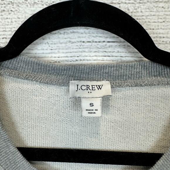 J.Crew Factory Women's Gray Oars Logo Graphic Crewneck Sweatshirt Size Small - Picture 5 of 5